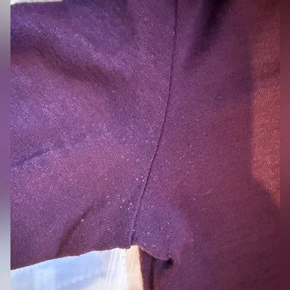 41 Hawthorn V-Neck Knit Top 3/4 Sleeve Burgundy Women's Size M - Picture 8 of 8